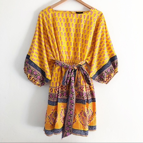 J. Crew Dresses & Skirts - J Crew dolman sleeve mini dress sunny block print